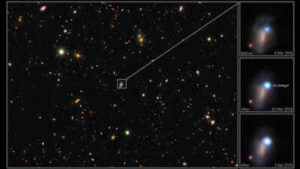 Astronomers caught the first sign of a star 30 times more massive than the Sun exploding, then tracked its supernova for nearly three months