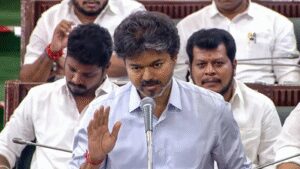 ‘I apologise on his behalf’: Tamil Nadu CM Vijay after minister’s Karunanidhi reference | India News