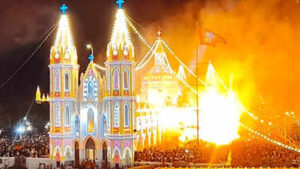 4 injured as helium balloons explode during Velankanni festival in Tamil Nadu | Trichy News