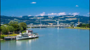 The Danube has fallen so low that a 1,600-year-old Roman bridge is emerging from the river, revealing a piece of history hidden underwater for centuries
