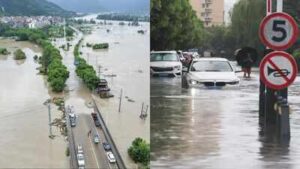 Typhoon Dolphin batters China: Hundreds of flights cancelled, lakhs evacuated as floods hit east