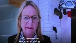 New Zealand Councillor Jo Galer Bathroom Meeting: New Zealand councillor joins Zoom meeting from bathroom; colleagues say, ‘We can see your washing’