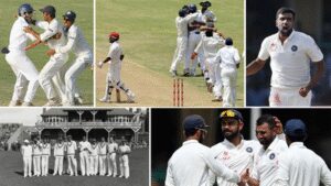 What happened in 1st, 100th, 200th, 300th, 400th and 500th Tests?