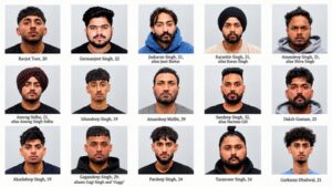 15 Indian-origin men charged in Canada extortion probe; police release photos | World News