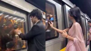 Delhi Metro warns content creators over ‘phone-sticking’ reel trend | Delhi News
