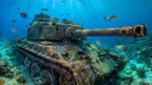 In 2010, Thailand sank 25 retired battle tanks into the Gulf to rebuild fishing grounds; 9 years later, researchers found 53 fish species