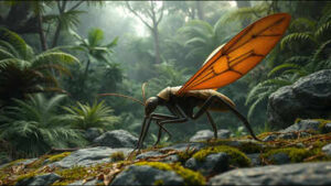 A 324-million-year-old fossil reveals an early insect with paddle-like limbs that lived between water and land before insects conquered Earth |