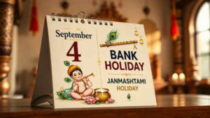 Bank holiday on Janmashtami: Where are banks closed on September 4, 2026? Check state-wise list