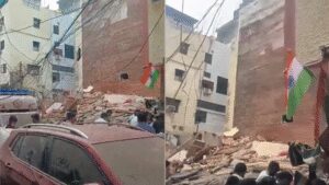 Building collapses near Delhi’s Satya Niketan, several feared trapped | Delhi News