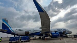 IndiGo flight from Navi Mumbai hits pole at Srinagar airport during landing | India News