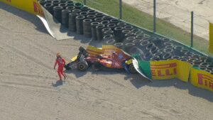 WATCH: Charles Leclerc’s Ferrari wrecked in brutal Monza crash, Scuderia home race turns chaotic | Racing News