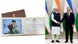 ‘Chess diplomacy, quite literally’: AICF chief on PM Modi gifting Javokhir Sindarov’s World Cup scoresheet to Uzbek prez | Chess News