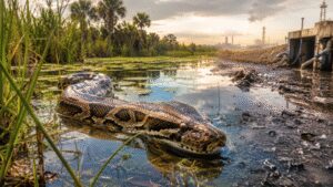 Scientists are using Burmese pythons as ‘living sensors’ as their bodies reveal what’s hiding in Florida’s polluted wetlands |