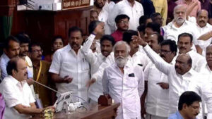 DMK MLAs evicted from TN assembly after ruckus over CM Vijay’s remarks | India News
