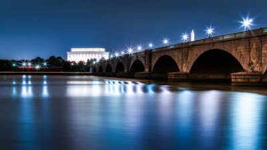 Washington is spending $113 million to rebuild part of the I-395 Potomac River Bridge; its 175-foot double-leaf drawbridge span will be permanently converted into a fixed bridge