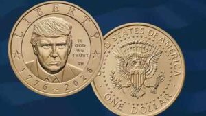 Trump’s $1 coin is here: Gold-finish coin featuring US president’s likeness to go on sale