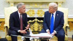 ‘Until their economy collapses’: Trump warns Carney against making him ‘enemy’
