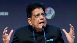‘Ministers don’t manufacture data’: Goyal hits out at critics for questioning GDP figures